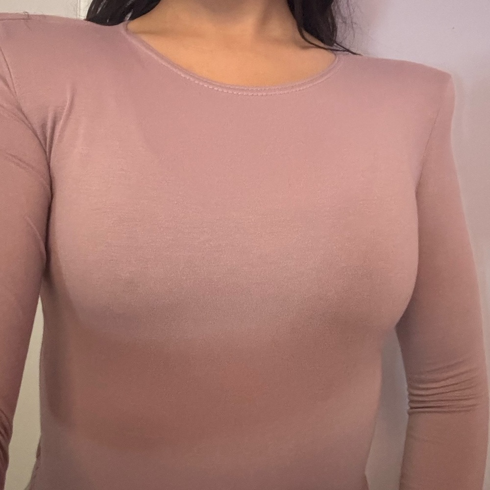 PrettyLittleThing Shoulder Pad Bodysuit